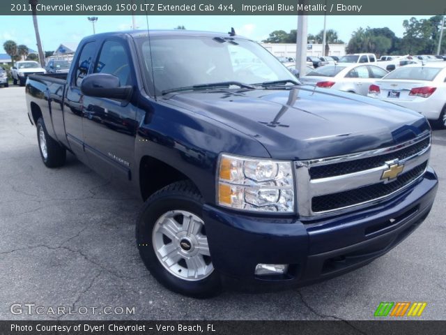 2011 Chevrolet Silverado 1500 LTZ Extended Cab 4x4 in Imperial Blue Metallic