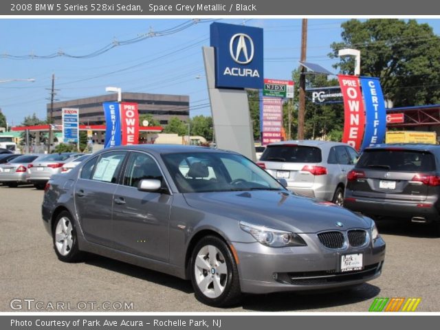 2008 BMW 5 Series 528xi Sedan in Space Grey Metallic