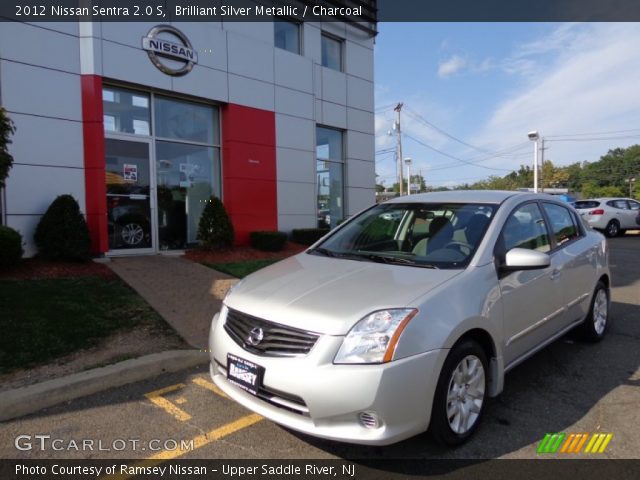 2012 Nissan Sentra 2.0 S in Brilliant Silver Metallic