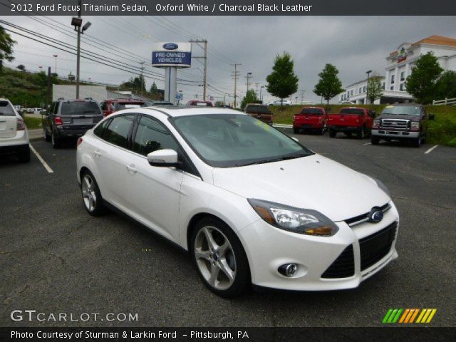 2012 Ford Focus Titanium Sedan in Oxford White