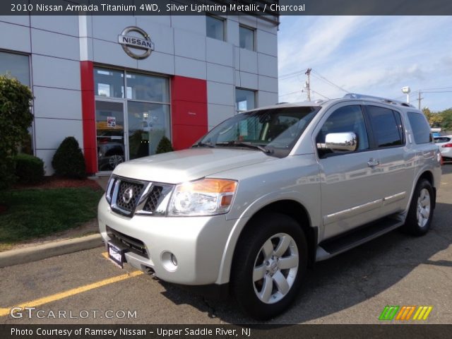 2010 Nissan Armada Titanium 4WD in Silver Lightning Metallic