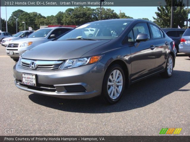 2012 Honda Civic EX-L Sedan in Urban Titanium Metallic