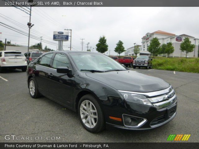 2012 Ford Fusion SEL V6 AWD in Black