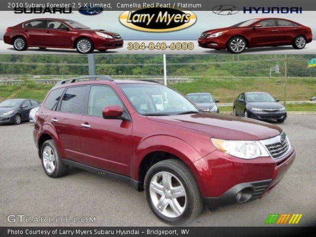 2010 Subaru Forester 2.5 X Limited in Camellia Red Pearl