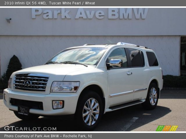 2010 Infiniti QX 56 4WD in Tuscan White Pearl