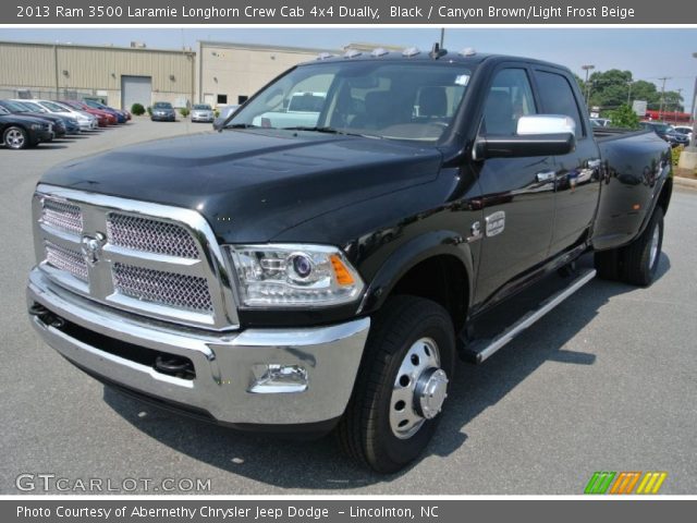 2013 Ram 3500 Laramie Longhorn Crew Cab 4x4 Dually in Black