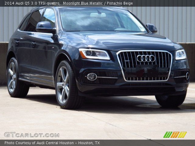 2014 Audi Q5 3.0 TFSI quattro in Moonlight Blue Metallic