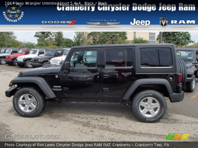2014 Jeep Wrangler Unlimited Sport S 4x4 in Black
