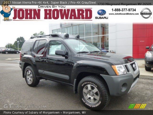 2013 Nissan Xterra Pro-4X 4x4 in Super Black