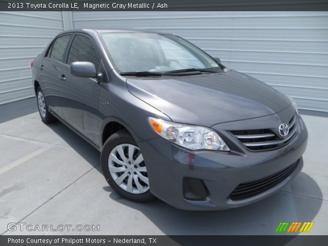 2013 Toyota Corolla LE in Magnetic Gray Metallic