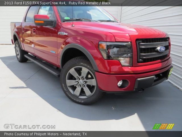 2013 Ford F150 FX4 SuperCrew 4x4 in Ruby Red Metallic