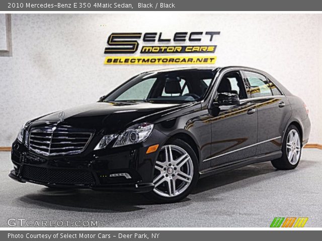 2010 Mercedes-Benz E 350 4Matic Sedan in Black