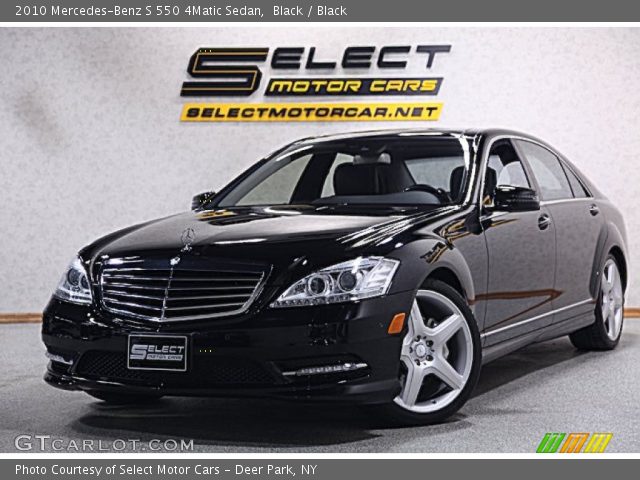 2010 Mercedes-Benz S 550 4Matic Sedan in Black