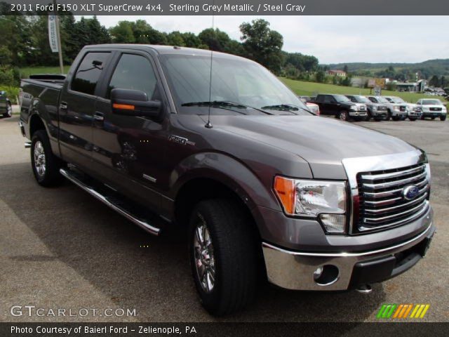 2011 Ford F150 XLT SuperCrew 4x4 in Sterling Grey Metallic