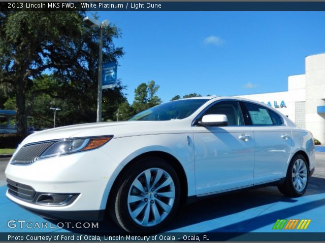 2013 Lincoln MKS FWD in White Platinum