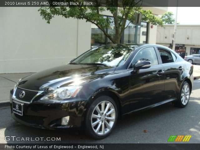 2010 Lexus IS 250 AWD in Obsidian Black