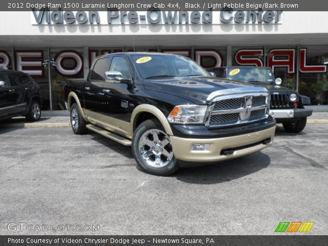 2012 Dodge Ram 1500 Laramie Longhorn Crew Cab 4x4 in Black