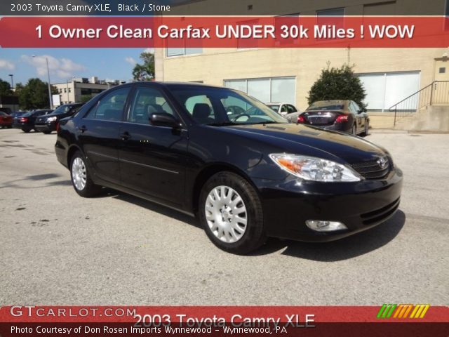 2003 Toyota Camry XLE in Black