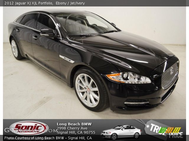 2012 Jaguar XJ XJL Portfolio in Ebony