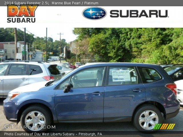 2014 Subaru Forester 2.5i in Marine Blue Pearl