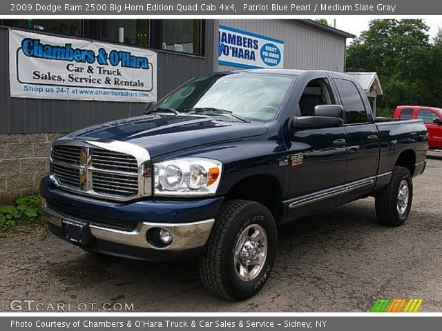 2009 Dodge Ram 2500 Big Horn Edition Quad Cab 4x4 in Patriot Blue Pearl