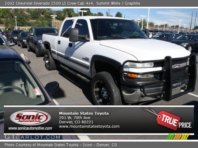 2002 Chevrolet Silverado 2500 LS Crew Cab 4x4 in Summit White
