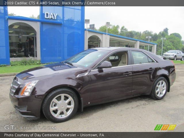 2009 Cadillac CTS 4 AWD Sedan in Black Cherry