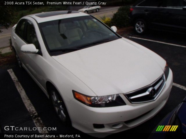 2008 Acura TSX Sedan in Premium White Pearl