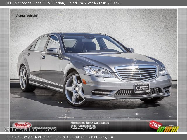 2012 Mercedes-Benz S 550 Sedan in Paladium Silver Metallic