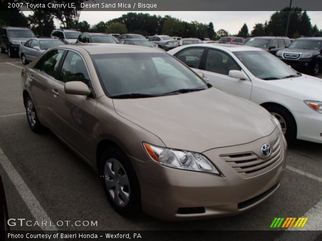 2007 Toyota Camry LE in Desert Sand Mica