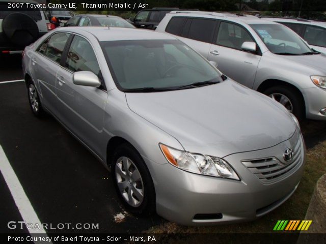 2007 Toyota Camry LE in Titanium Metallic