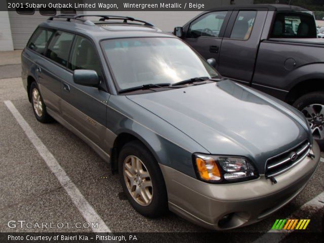 2001 Subaru Outback Limited Wagon in Wintergreen Metallic