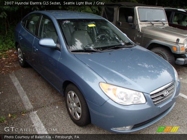 2007 Hyundai Elantra GLS Sedan in Seattle Light Blue