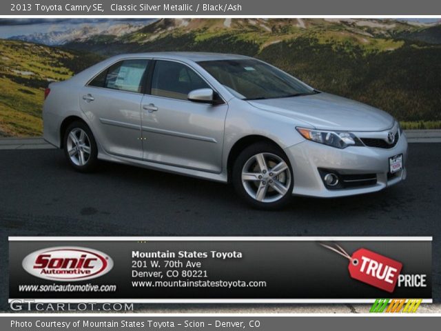 2013 Toyota Camry SE in Classic Silver Metallic
