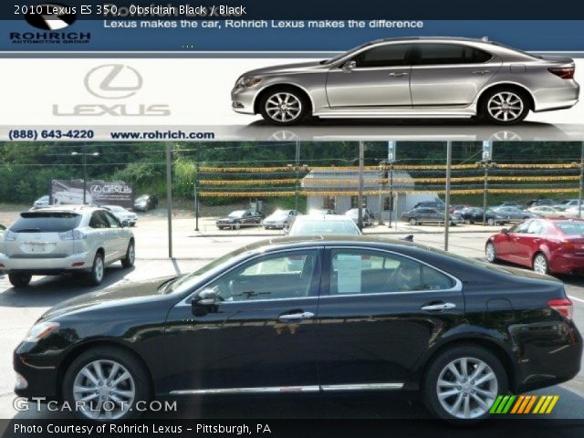 2010 Lexus ES 350 in Obsidian Black