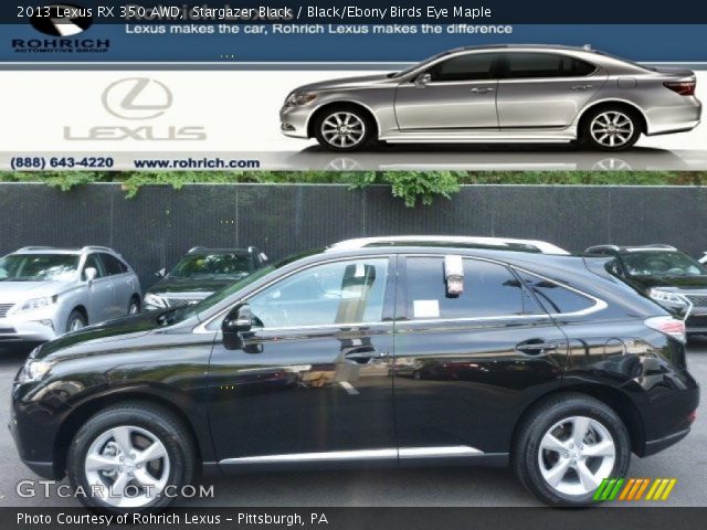 2013 Lexus RX 350 AWD in Stargazer Black