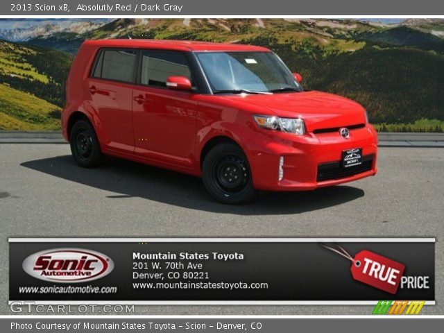 2013 Scion xB  in Absolutly Red