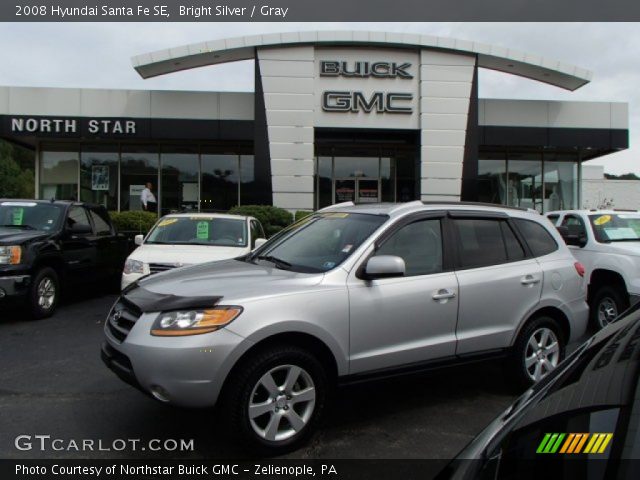2008 Hyundai Santa Fe SE in Bright Silver