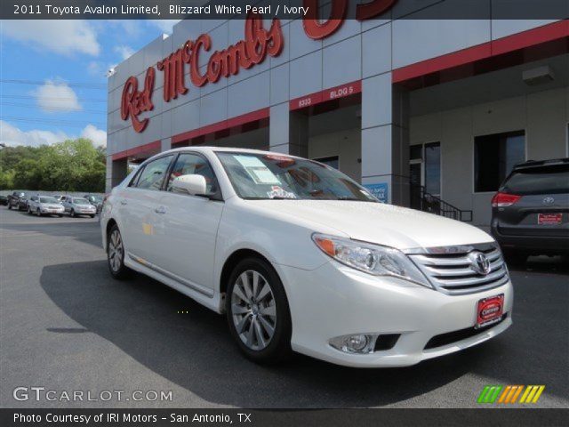 2011 Toyota Avalon Limited in Blizzard White Pearl