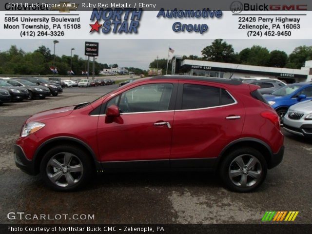 2013 Buick Encore AWD in Ruby Red Metallic