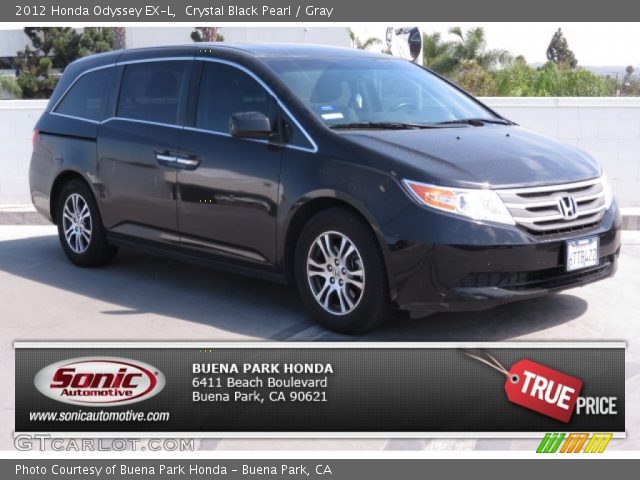 2012 Honda Odyssey EX-L in Crystal Black Pearl