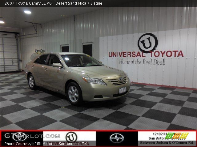 2007 Toyota Camry LE V6 in Desert Sand Mica
