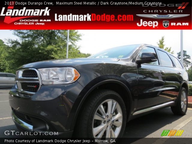 2013 Dodge Durango Crew in Maximum Steel Metallic
