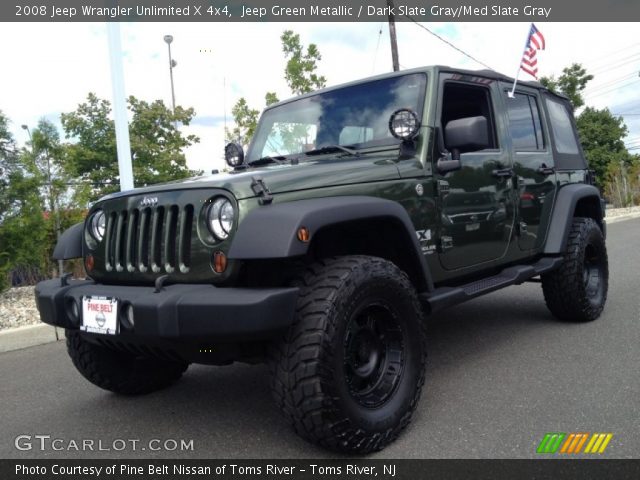 2008 Jeep Wrangler Unlimited X 4x4 in Jeep Green Metallic