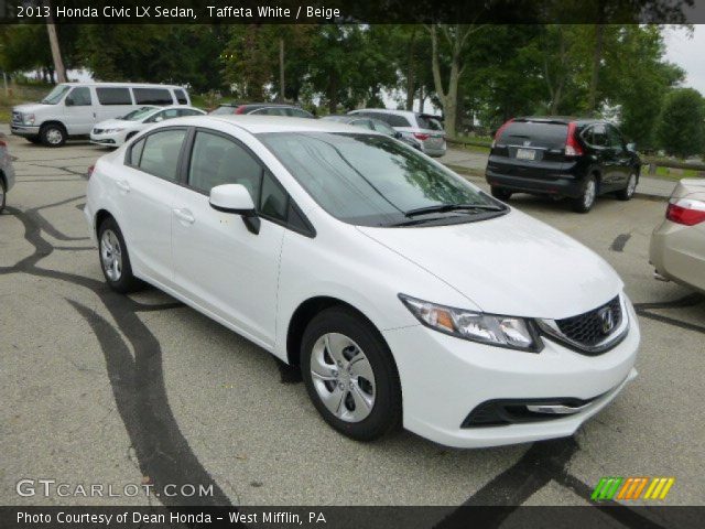 2013 Honda Civic LX Sedan in Taffeta White