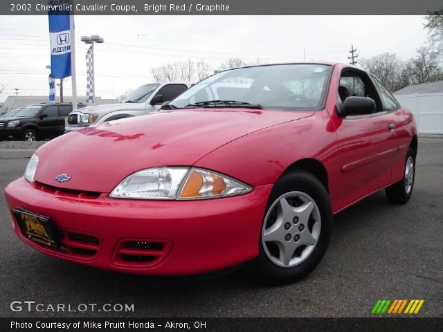 2002 Chevrolet Cavalier Coupe in Bright Red