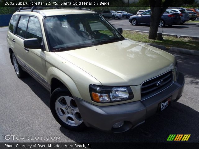 2003 Subaru Forester 2.5 XS in Sierra Gold Metallic