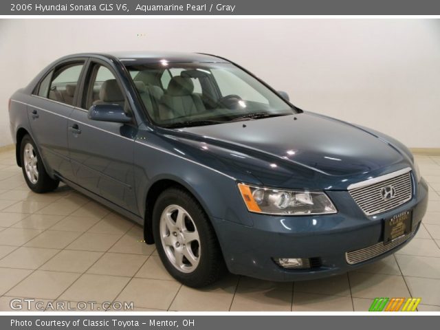 2006 Hyundai Sonata GLS V6 in Aquamarine Pearl