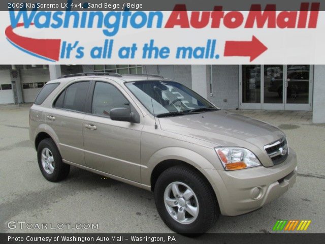 2009 Kia Sorento LX 4x4 in Sand Beige