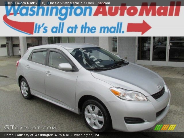 2009 Toyota Matrix 1.8 in Classic Silver Metallic